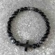 Bracelet en hématite et onyx