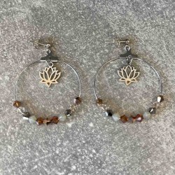 Boucles d'oreilles en cristal de Swarovsi 