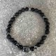 Bracelet en hématite, pierre de lave et onyx