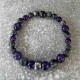 Bracelet en Améthyste et larvikite